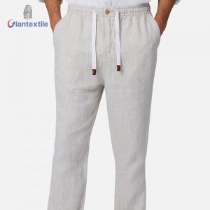Comfortable high quality pants linen pants men’s trousers trendy casual  men’s outdoor training casual pants GT202111111-6