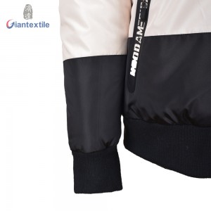 New Design Padding Jacket Winter Wear High Quality Splicing Beige And Black Jacket For Men