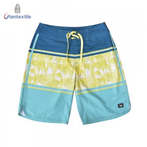 Men’s Shorts Splicing Color Quick Drying Comfortable 100% Polyester Shorts For Holiday
