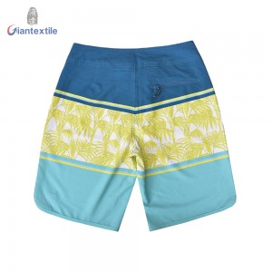 Men’s Shorts Splicing Color Quick Drying Comfortable 100% Polyester Shorts For Holiday