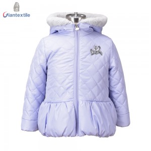 Hot Sale Baby Girl Wear 100% Polyester Good Look Purple Cute Smart Casual Jacket For Girl