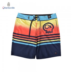 Men’s Shorts Splicing Color Skull Print Novelty Print Smart Casual 100% Polyester Shorts For Holiday