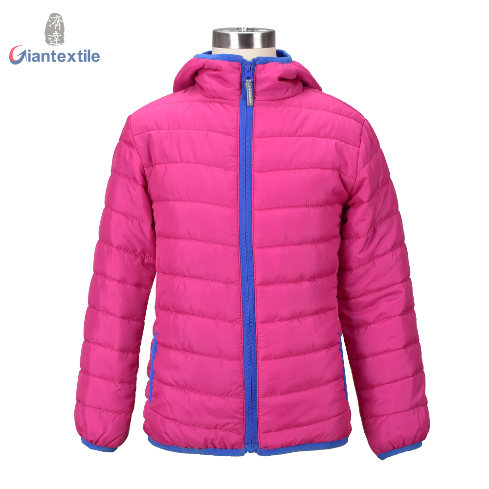 Fast Delivery Kid Wear Fashion Pink Padding Jacket Warm And Comfortable Jacket In Winter For Girl Featured Image