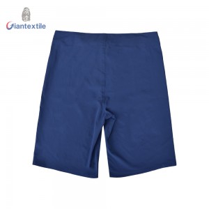 OEM Supplie Men’s Beach Shorts Leisure Relaxed Comfortable Blue Solid Summer Wear 100% Polyester Shorts For Men