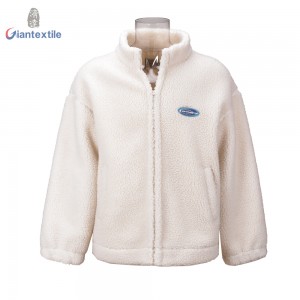 Best Selling Men’s Fleece Jacket White Solid Warm Plus Size Jacket For Men