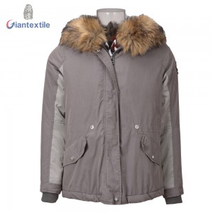 High Quality Padding Jacket Winter Wear 100% Polyester Warm High Quality Dark Gray Jacket For Men