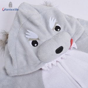 High Quality Child Pajamas Fashion Classic Casual Rompers Wolf Print Kids In Winter Warm Children Sets GT20211123-4