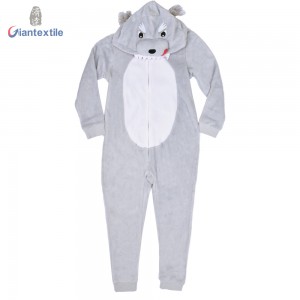 High Quality Child Pajamas Fashion Classic Casual Rompers Wolf Print Kids In Winter Warm Children Sets GT20211123-4