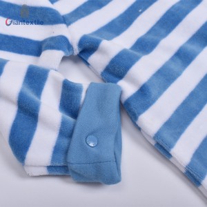 Hot Sale Stripe 1-3 Age Baby Wear Kids Pajamas 100% Polyester Long Sleeve Pajamas Rompers GT20211123-2