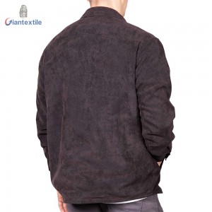 New Look Double-layer Men’s Shirt 100%Cotton 100% Polyester 21W Corduroy Casual Long Sleeve Shirt For Men GT20211208-1