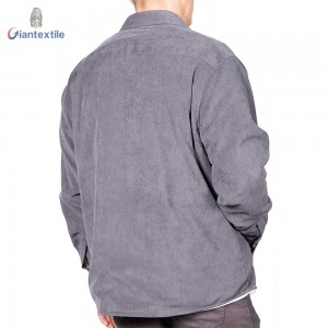 Quality Assurance Men’s Shirt Double-layer High Quality Fashional 21W Corduroy Casual Long Sleeve Shirt For Men GT20211208-4