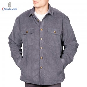 Quality Assurance Men’s Shirt Double-layer High Quality Fashional 21W Corduroy Casual Long Sleeve Shirt For Men GT20211208-4