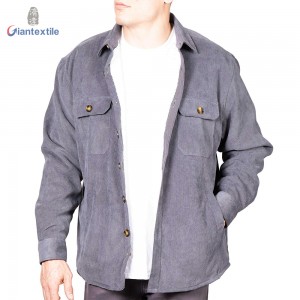 Quality Assurance Men’s Shirt Double-layer High Quality Fashional 21W Corduroy Casual Long Sleeve Shirt For Men GT20211208-4