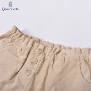 Modern Design Girls Shorts Fashion Classic 100% Cotton Corduroy 16W High Quality Casual Comfy Children Wear GT20211230-1