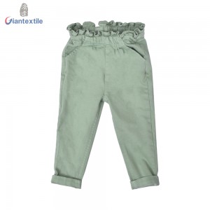 Hot Sale Girls Shorts Fashion Trendy Garment Dyed Cotton Twill Casual Comfy Children Pants GT20211230-3