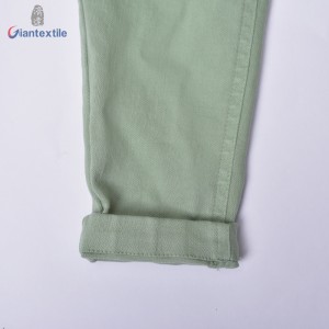 Hot Sale Girls Shorts Fashion Trendy Garment Dyed Cotton Twill Casual Comfy Children Pants GT20211230-3