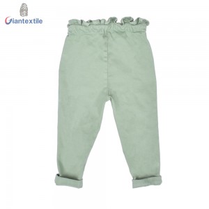 Hot Sale Girls Shorts Fashion Trendy Garment Dyed Cotton Twill Casual Comfy Children Pants GT20211230-3