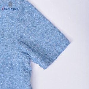 Autumn New Fashion Kids Wear Linen Cotton Personality Stitching Long Sleeve Good Hand Feel Shirt For Children GT20211230-4