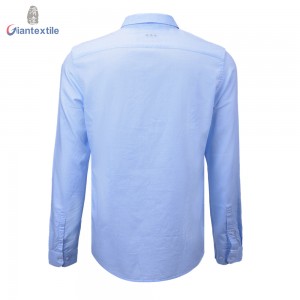 Home Delivery Men’s Print Shirt 100% BCI Cotton Stretch Long Sleeve EOE Print Shirt For Men GTCW106901G1