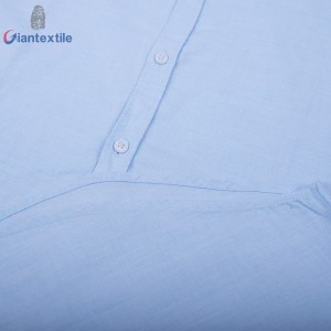 Home Delivery Men’s Print Shirt 100% BCI Cotton Stretch Long Sleeve EOE Print Shirt For Men GTCW106901G1