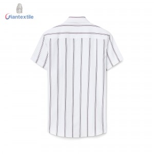 Fancy Soft Skin-Friendly Men’s 100% Lyocell Yarn Dyed Twill Stripe Shirt with Good Hand Feel For Young People GTCW107658G1