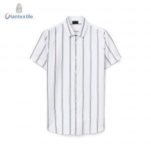 Fancy Soft Skin-Friendly Men’s 100% Lyocell Yarn Dyed Twill Stripe Shirt with Good Hand Feel For Young People GTCW107658G1
