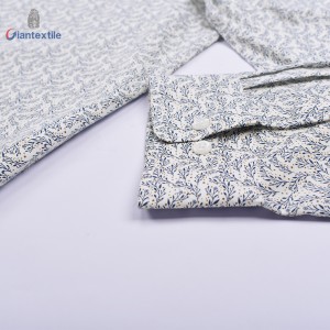 Men’s Shirt Cotton Long Sleeve Print Casual Floral Plus Size Shirt For Men GTCW107719G1