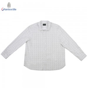 Men’s Shirt Cotton Long Sleeve Print Casual Floral Plus Size Shirt For Men GTCW107719G1