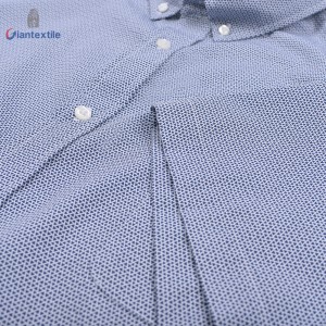 Creative Men’s Print Shirt Short Sleeve Geometric Big Size Shirt with Front Placket For Men GTCW107720G1