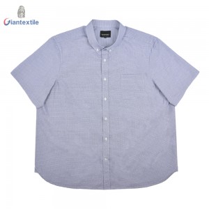 Creative Men’s Print Shirt Short Sleeve Geometric Big Size Shirt with Front Placket For Men GTCW107720G1