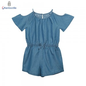 New Design Girls Dress Short Sleeve Classic Casual Denim Kids Cashmere Smart Casual Children Tops GTCW107731G28