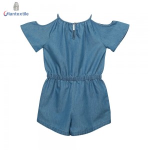 New Design Girls Dress Short Sleeve Classic Casual Denim Kids Cashmere Smart Casual Children Tops GTCW107731G28