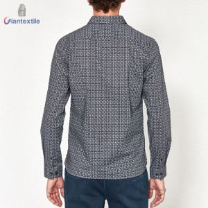 Nice Quality New Design Men’s Print Shirt Pure Cotton Long Sleeve Floral Digital Print Shirt For Men GTCW107900G1