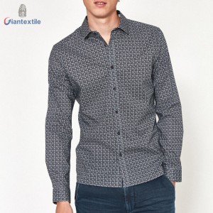 Nice Quality New Design Men’s Print Shirt Pure Cotton Long Sleeve Floral Digital Print Shirt For Men GTCW107900G1