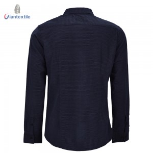 New Look Men’s Shirt Pure Cotton Long Sleeve Print Premium Navy Corduroy Casual Gent Shirt For Men GTCW107910G1