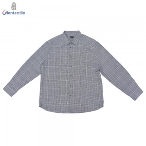 Fat Man 100% Cotton Long Sleeve Oversize Check Casual Flannel Large Shirt For Men GTCW107919G2