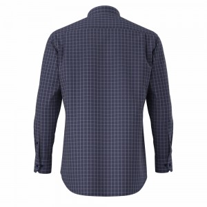 Handmade Feel Men’s Casual Shirt Pure Cotton Long Sleeve Cleaner Look Check Shirt For Men GTCW108005G1