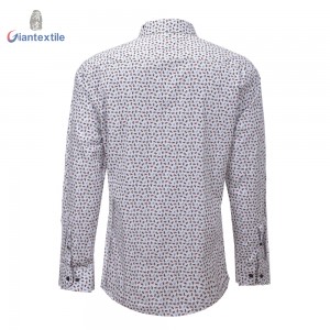 Top Quality Men’s Print Shirt Cotton Long Sleeve People Print Smart Casual Print Shirt For Men GTCW108028G1