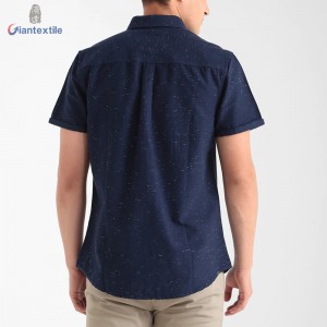 New Design Men’s Shirt High Quality Casual Cotton Long Sleeve Navy Stripe Camicie da uomo Shirt for man GTCW108044G1