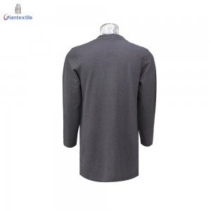 New Design Men’s Shirts Solid Basic Casual Shirt Men Stand Collar Slim Fit Clothing Shirt GTCW108053G1