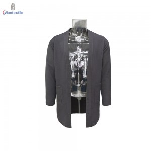 New Design Men’s Shirts Solid Basic Casual Shirt Men Stand Collar Slim Fit Clothing Shirt GTCW108053G1