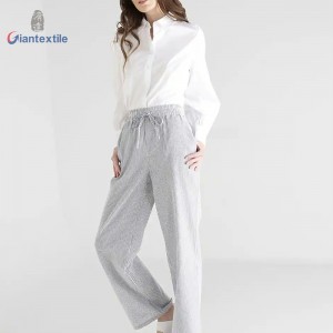 Factory Direct Wholesale Women Solid Long Sleeve White Comfortable Office Ladies Business Leisure Shirt Elegant Blouse GTCW108055G7