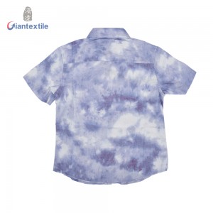 High Quality Boys Shirts Fashion Classic Casual Comfy Tie Dye Kids For Holiday Hawaii Clothes Children Tops GTCW108073G2