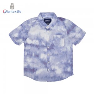 High Quality Boys Shirts Fashion Classic Casual Comfy Tie Dye Kids For Holiday Hawaii Clothes Children Tops GTCW108073G2