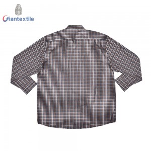 Newly Designed Men’s Plus Size Check Shirt Fat Men Plaid Casual Shirt with Good Hand Feel For Men GTCW108118G1