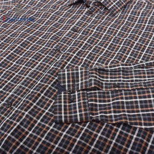 Newly Designed Men’s Plus Size Check Shirt Fat Men Plaid Casual Shirt with Good Hand Feel For Men GTCW108118G1