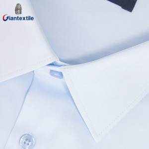 Hot Sale Men’s Shirt Cotton Nylon Elastane Solid Classical Casual Shirt Long Sleeve Shirt For Men GTCW108134G1
