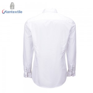 Essentials Men’s Shirt Solid Cotton Nylon Elastane Smart Casual Universal Long Sleeve Shirt For Men GTCW108136G1