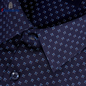 Best Selling Men’s Shirt 100% Cotton Dot Print Wear Casual Shirt Digital Print Long Sleeve Shirt For Men  GTCW108139G1