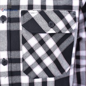 Factory Direct Wholesale New Design Men’s Shirt 100% Cotton Fashion Long Sleeve Check Casual Shirt For Men GTCW108142G1